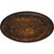 Ekena Millwork Legacy Acanthus Ceiling Medallion (Fits Canopies up to 3 1/2"), Hand-Painted Rust, 12 3/4"OD x 7/8"P CM12LERUS - alternate 5